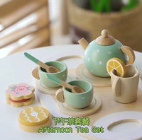 Wooden Afternoon Tea Party Set